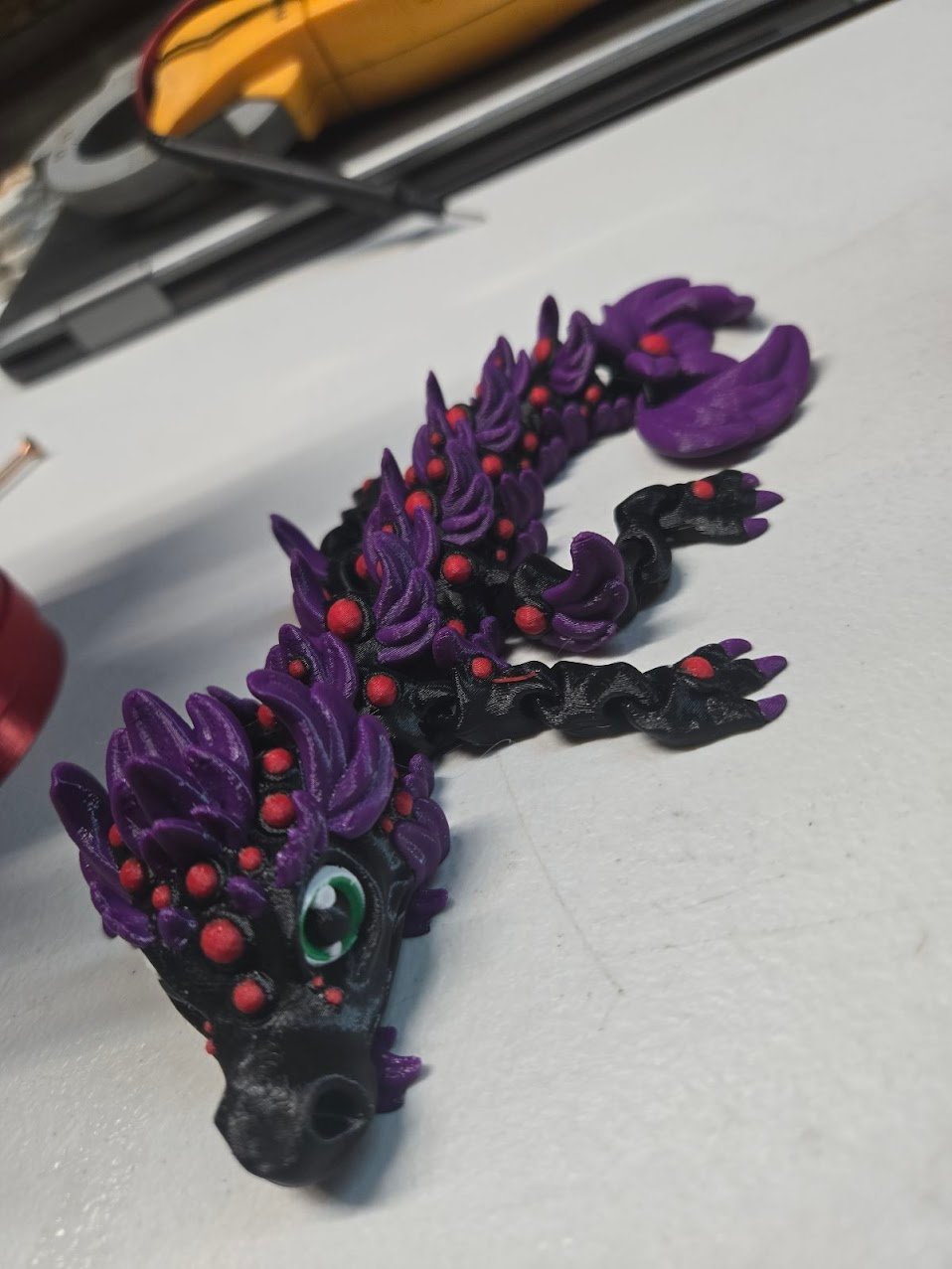 Dragon - Purple Black Red Side
