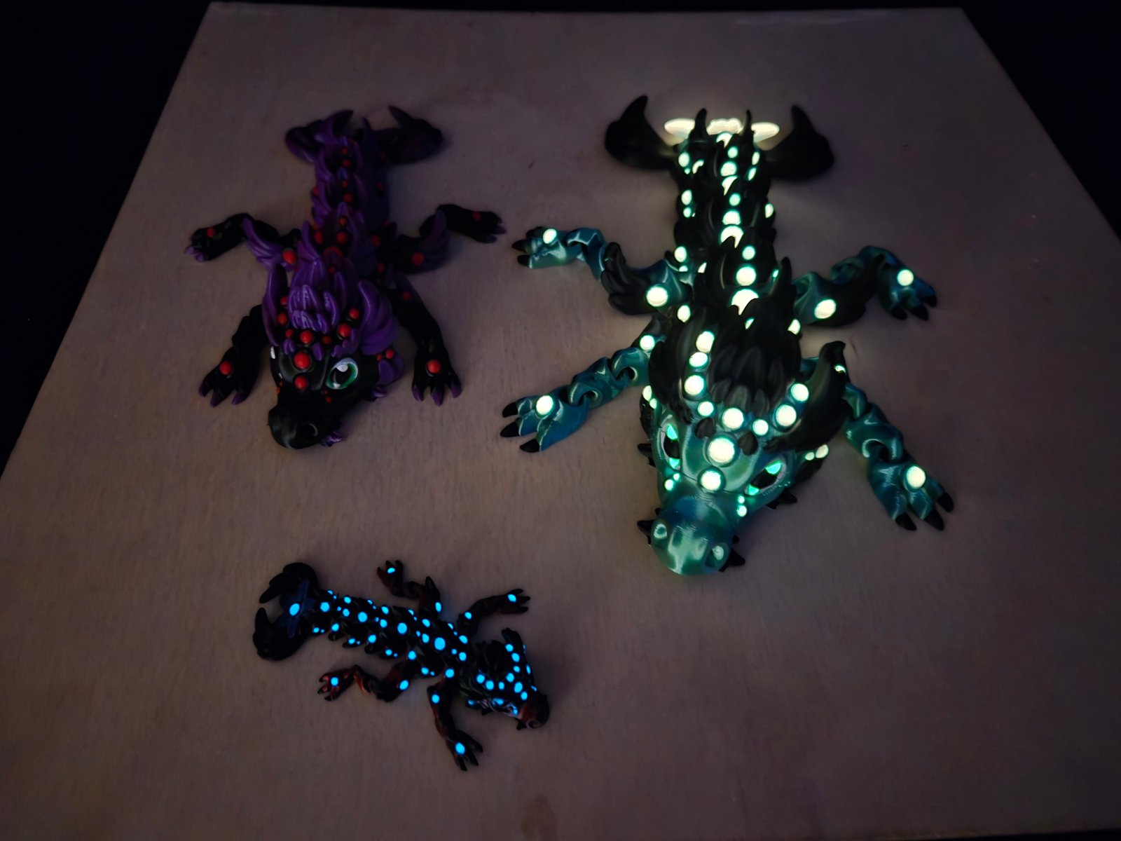 Glow Dragons Closeup